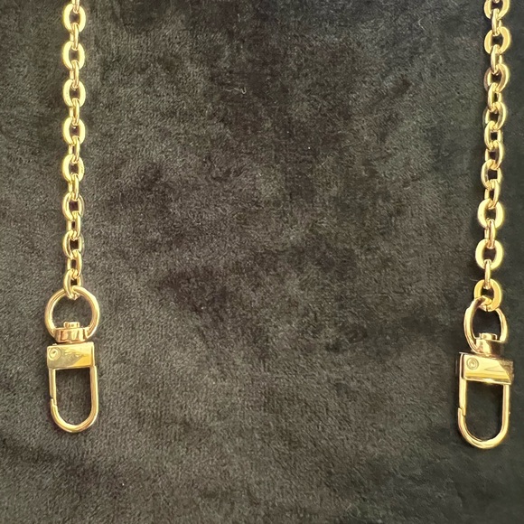 Gold-tone chain necklace or replacement for Louis Vuitton Gucci other designer - Picture 2 of 7